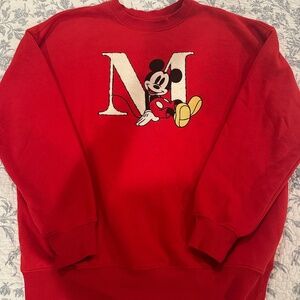 Red Mickey Crewneck